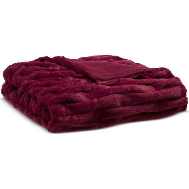 Accent and Occasional Furniture - Blaire Faux Fur Throw
