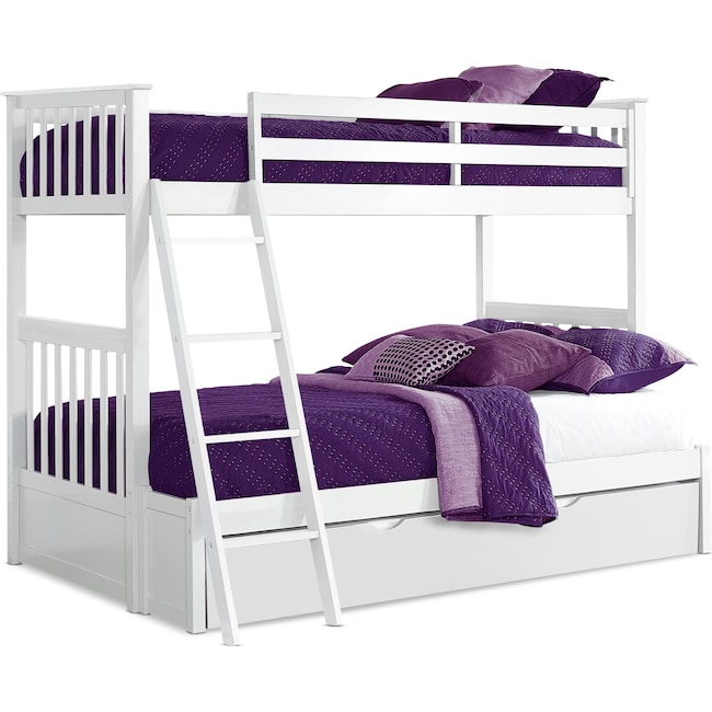 Kids Furniture - Flynn Trundle Bunk Bed