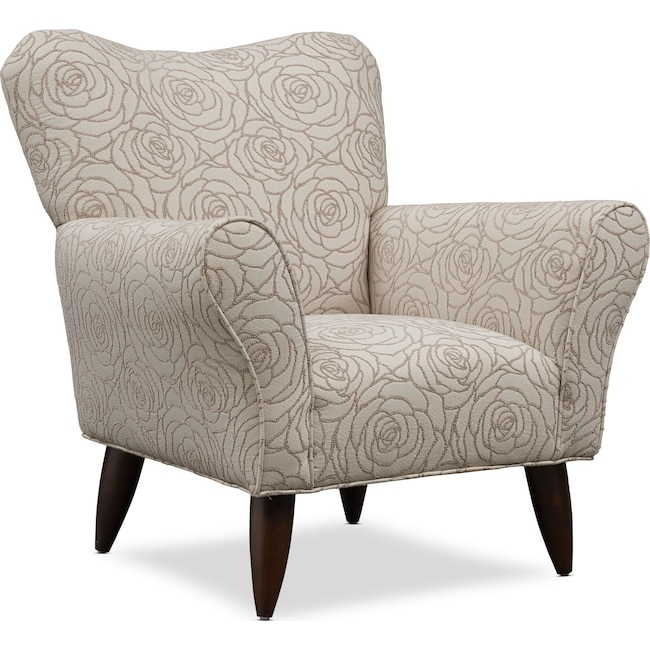 Living Room Furniture - Kady Patterned Accent Chair