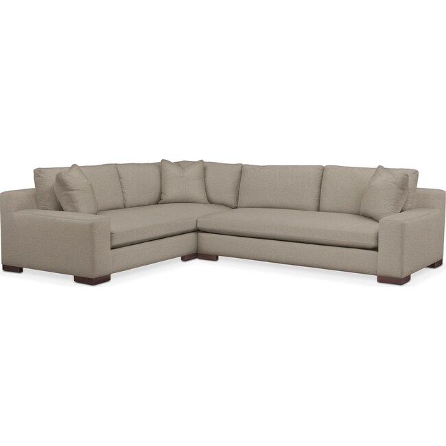 Living Room Furniture - Ethan Performance 2-Piece Large Sectional