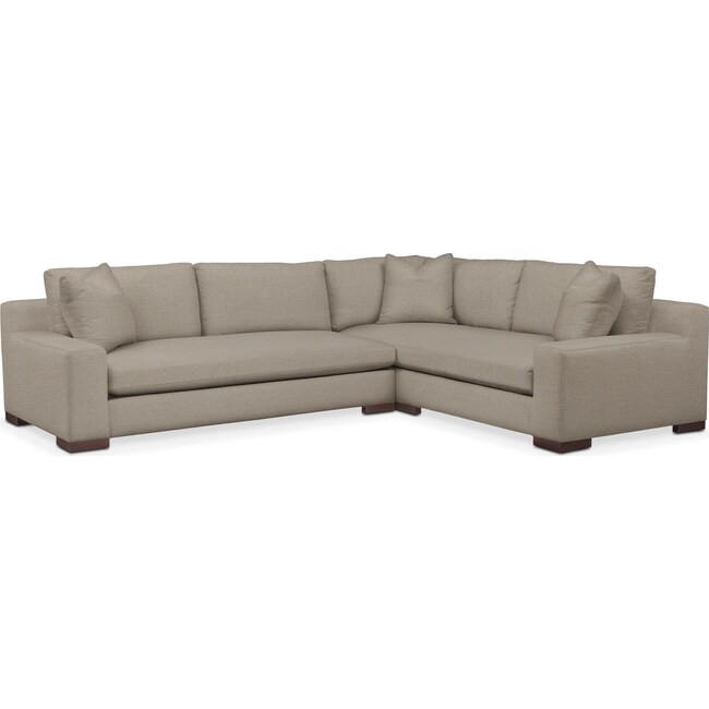 Living Room Furniture - Ethan Performance 2-Piece Large Sectional