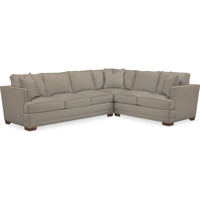 Living Room Furniture - Arden Performance 2-Piece Large Sectional