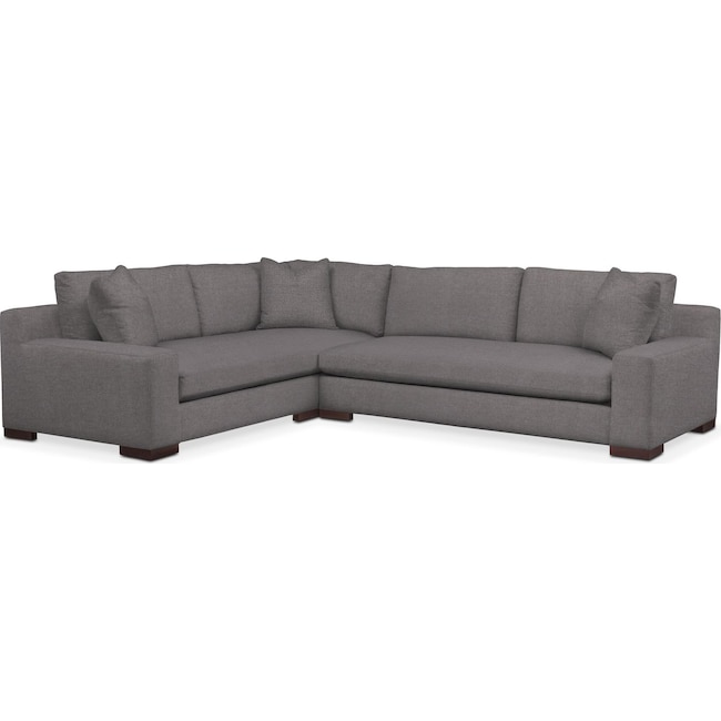 Living Room Furniture - Ethan Performance 2-Piece Large Sectional