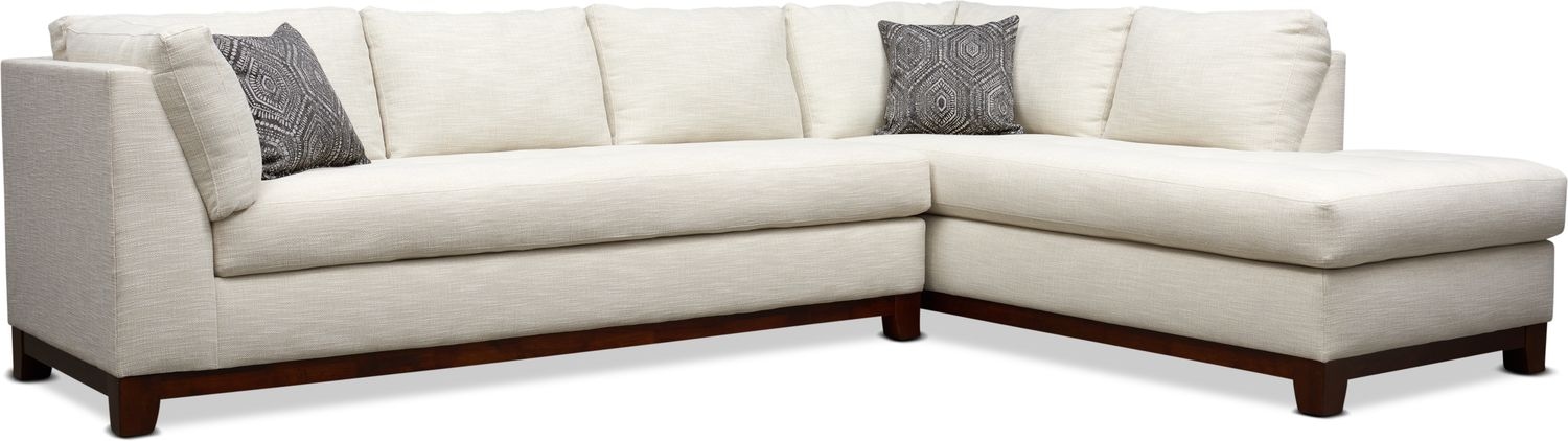 Anderson 2 Piece Sectional With Chaise Value City Furniture And