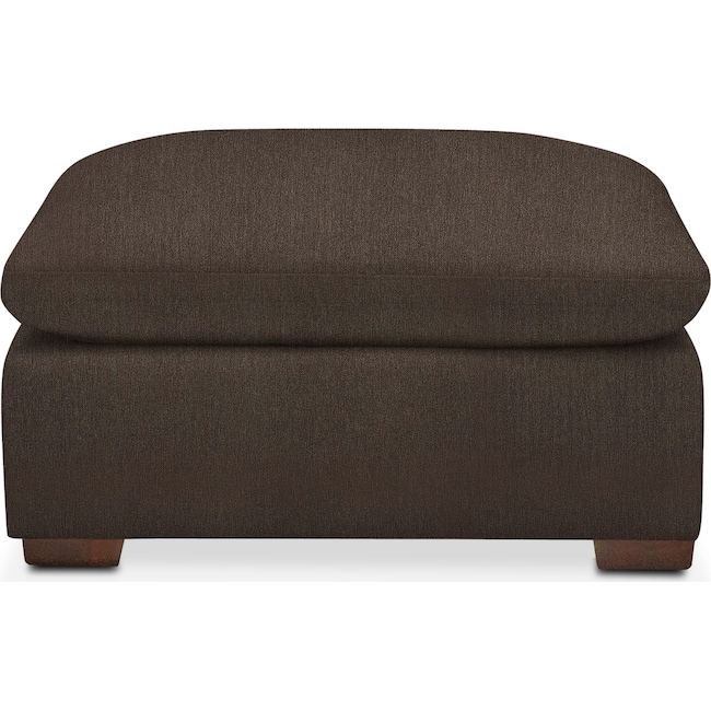 Living Room Furniture - Plush Ottoman