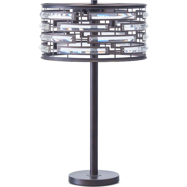 Home Accessories - Crystal Bronze Table Lamp