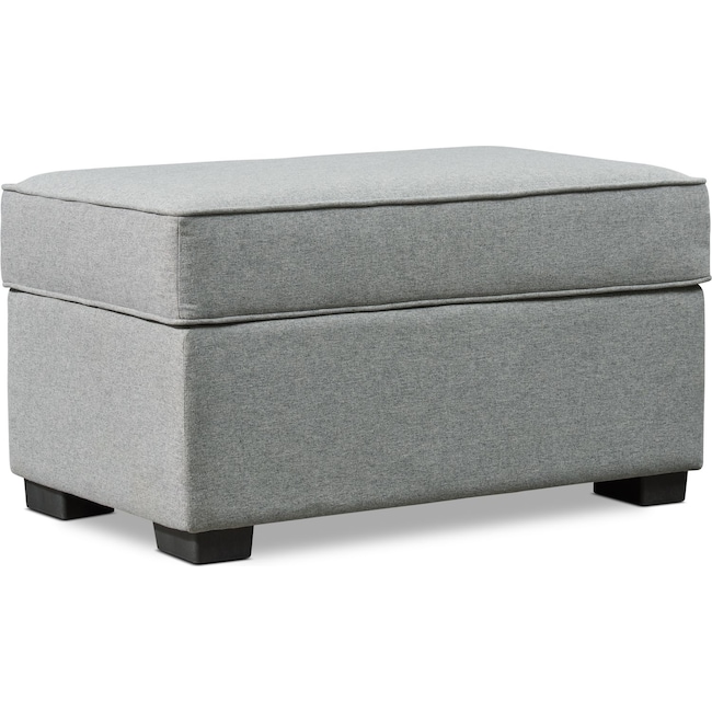 Living Room Furniture - Rhea Storage Ottoman