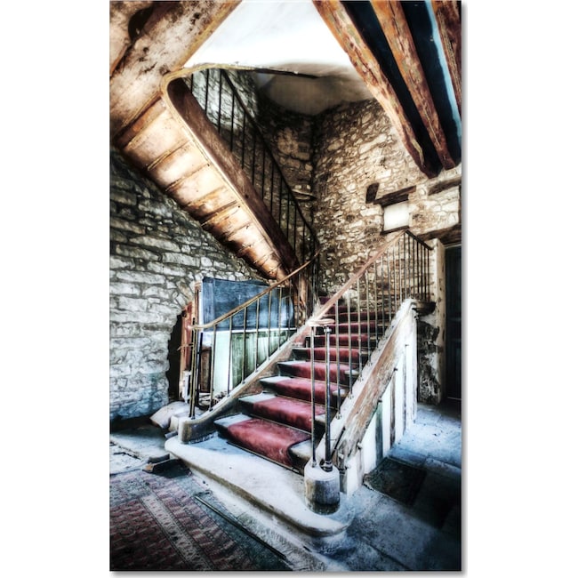 Home Accessories - Stairs on Glass Wall Art