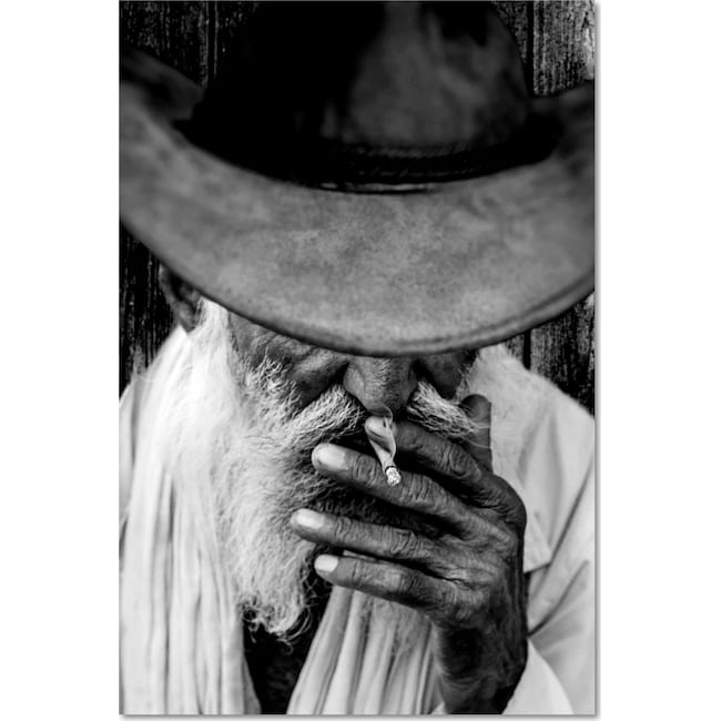 Home Accessories - Man with Smoke Wall Art