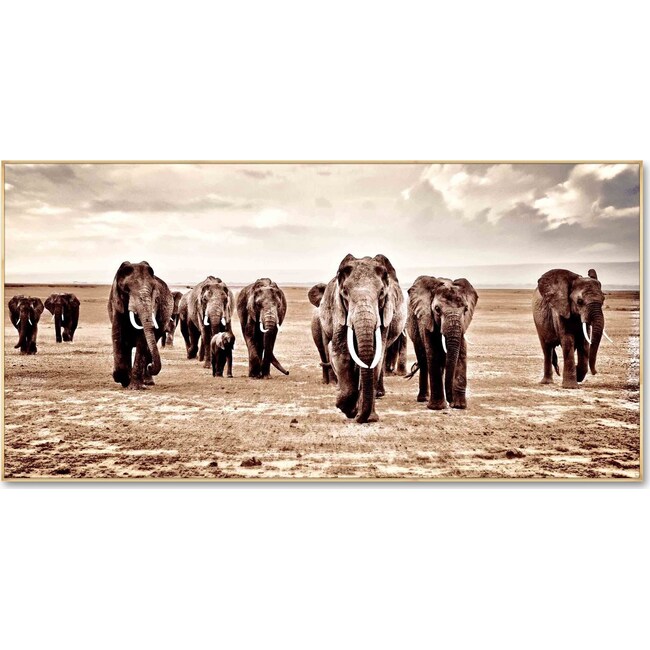 Home Accessories - Elephant Herd Wall Art