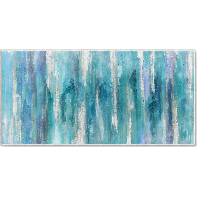 Home Accessories - Blue Purple Abstract Wall Art