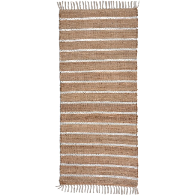 Rugs - Dylan 30" x 6' Runner - Silver/Natural