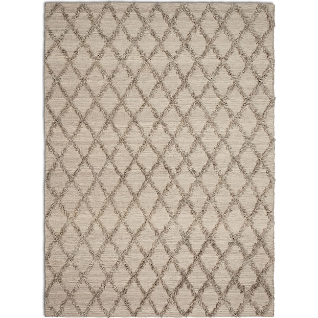 Rugs - Jucar Area Rug - Gray