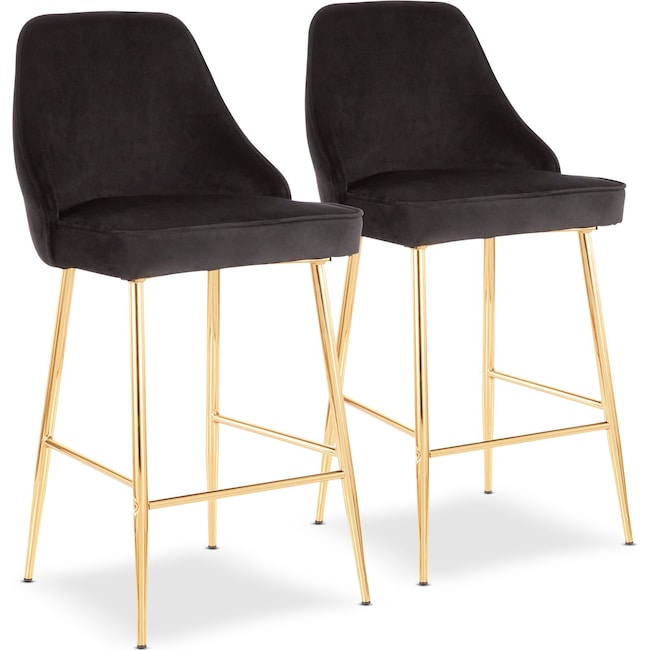 Dining Room Furniture - Ali Set of 2 Counter-Height Stools