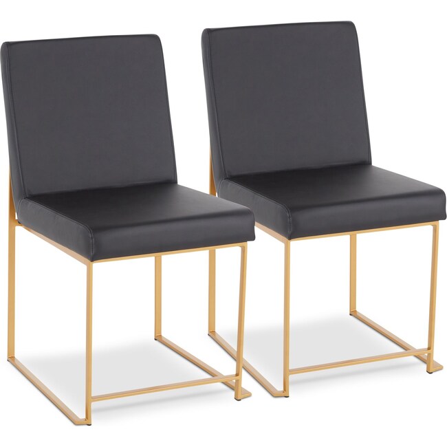 Dining Room Furniture - City Set of 2 Dining Chairs