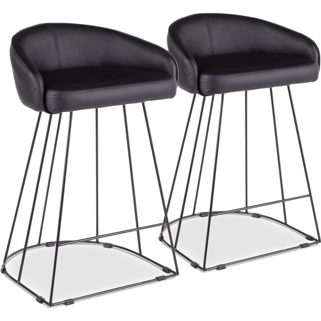 Dining Room Furniture - Gem Set of 2 Counter-Height Stools