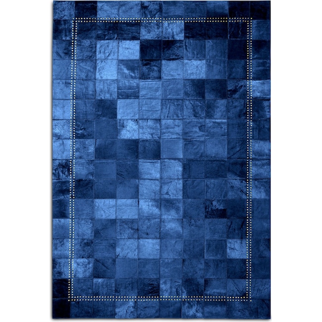 Rugs - Rhys Area Rug - Blue