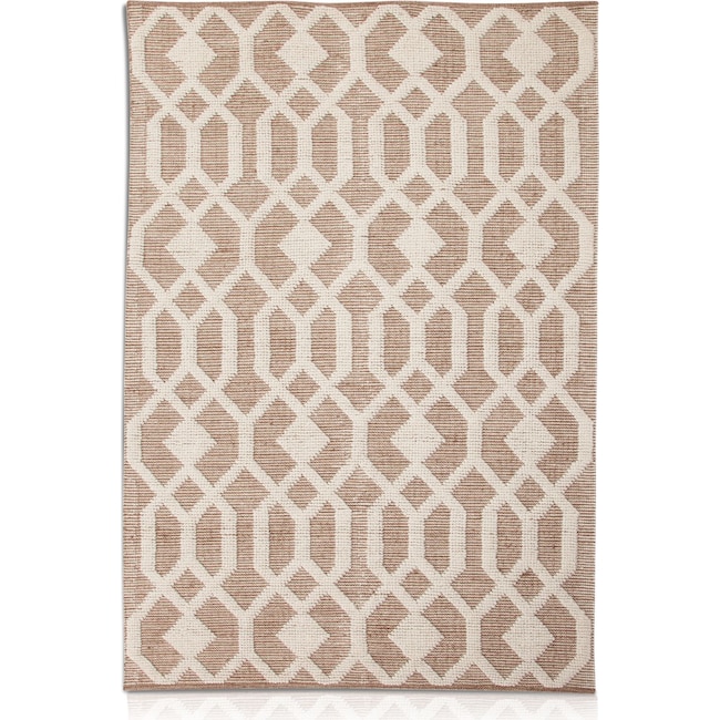 Rugs - Tones Area Rug - Natural and Ivory