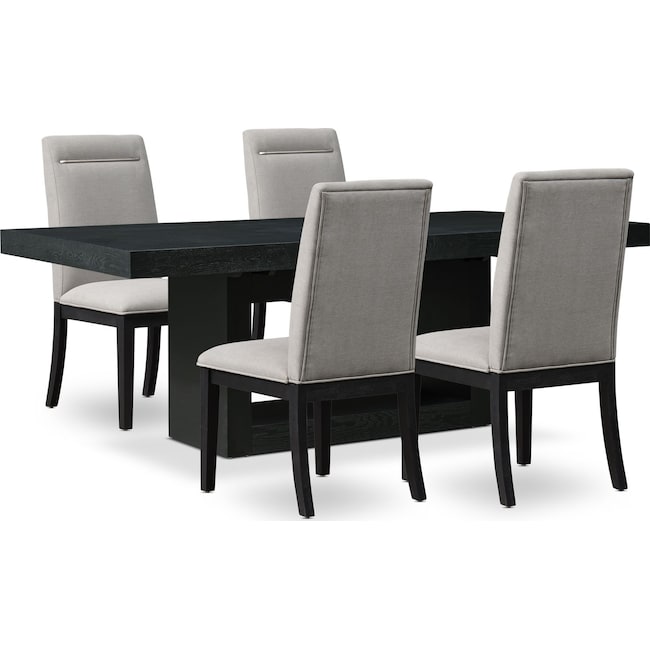Dining Room Furniture - Banks Dining Table with 4 Chairs
