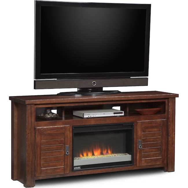 Entertainment Furniture - Prairie Fireplace TV Stand