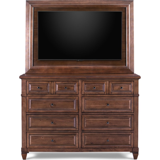 Bedroom Furniture - Rosalie Dresser with TV Mount