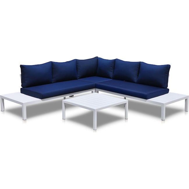 Outdoor Furniture - Wynwood Outdoor Sectional and Coffee Table Set