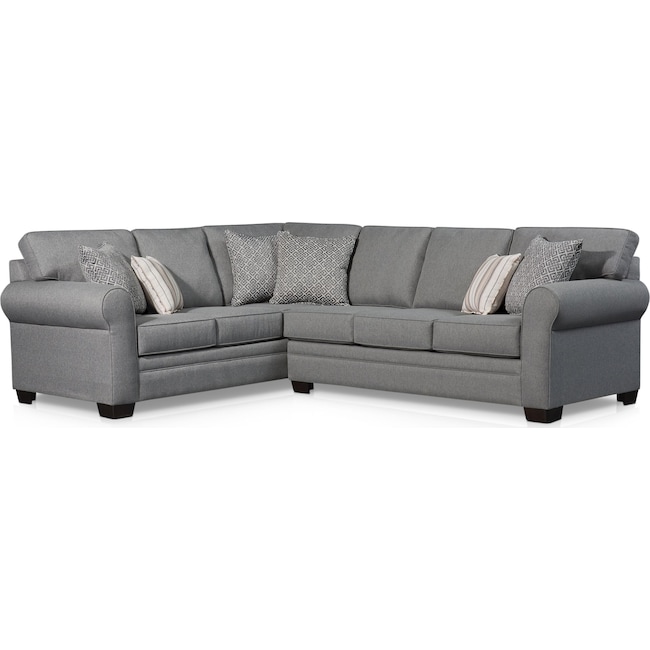 Living Room Furniture - Camila 2-Piece Sectional