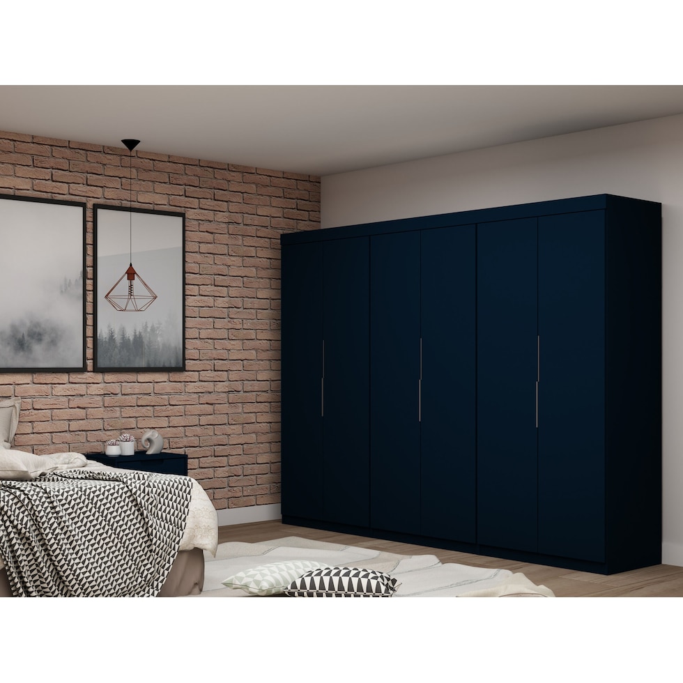  cornell blue wardrobe   