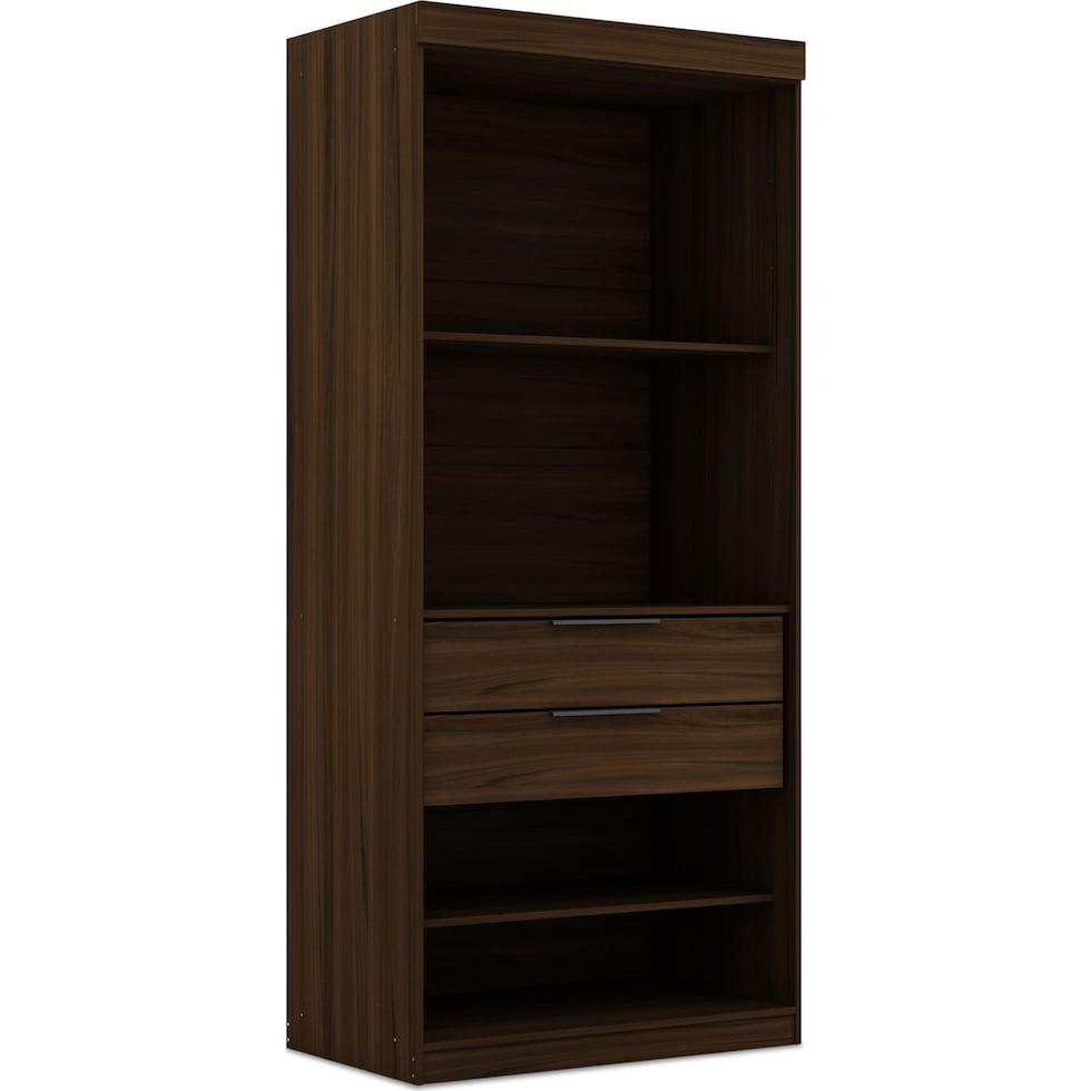  cornell dark brown wardrobe   