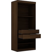  cornell dark brown wardrobe   