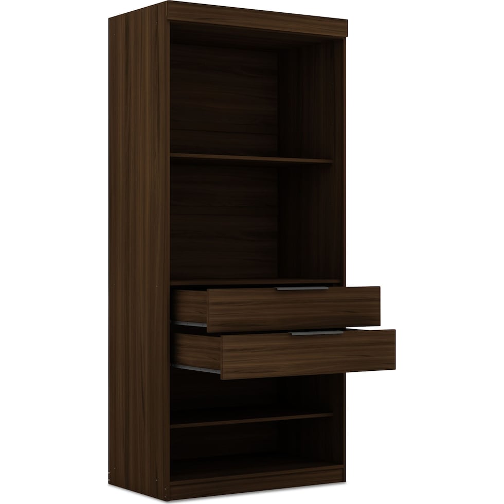  cornell dark brown wardrobe   
