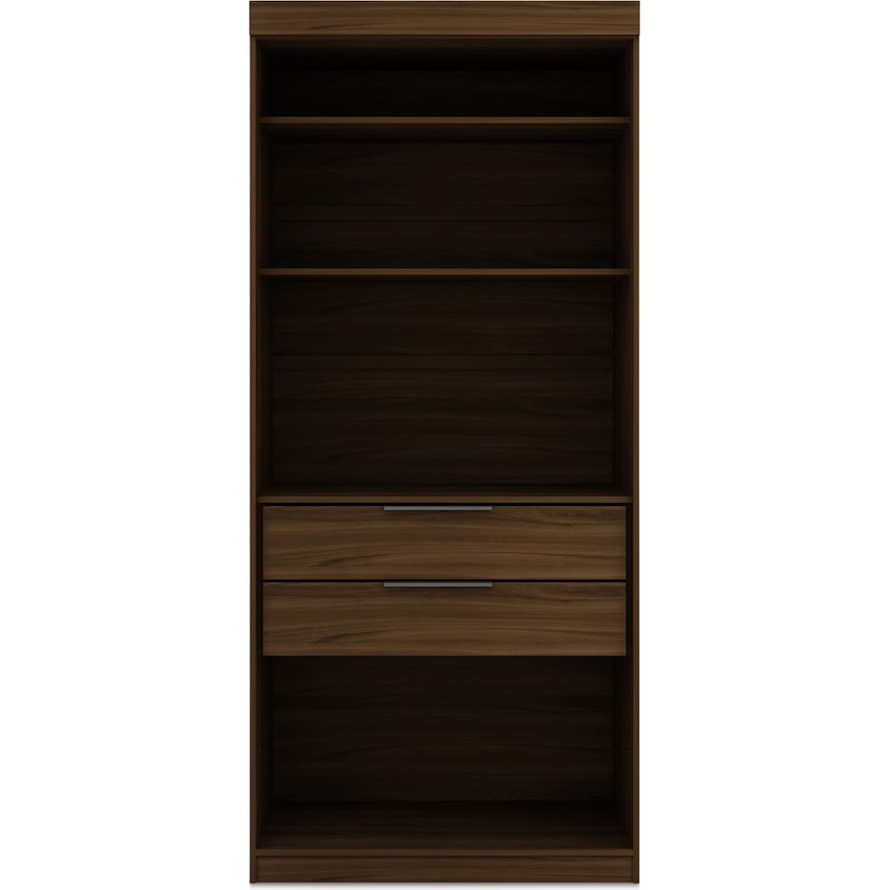  cornell dark brown wardrobe   