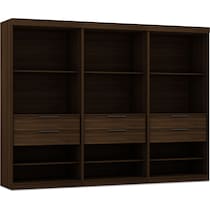  cornell dark brown wardrobe   