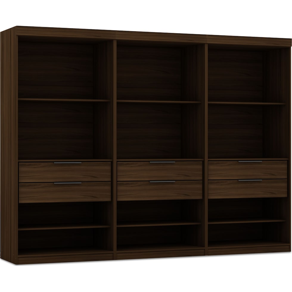  cornell dark brown wardrobe   