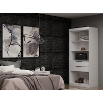  cornell white wardrobe   