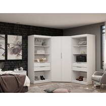  cornell white wardrobe   