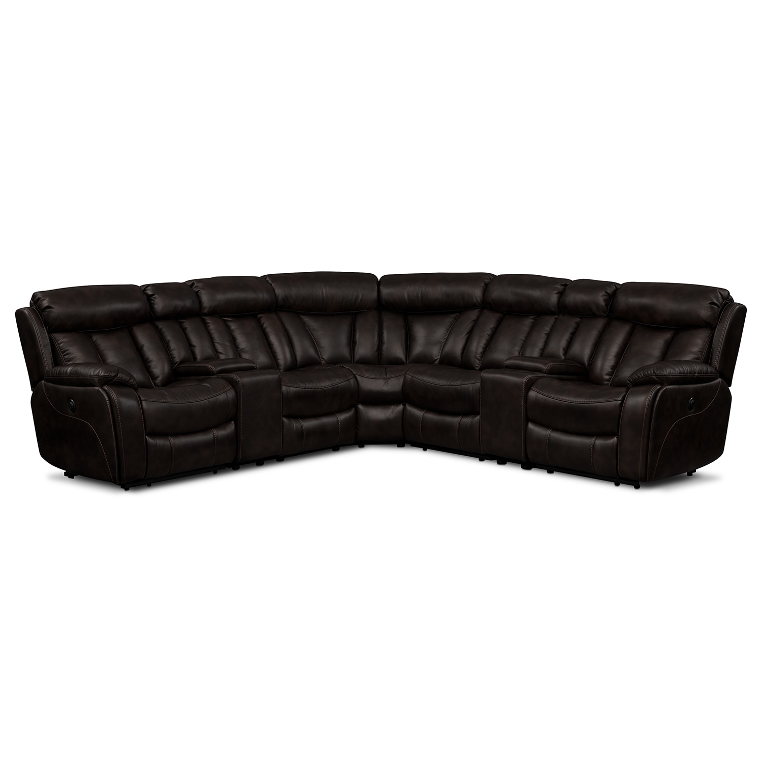 Value city black sectional hotsell