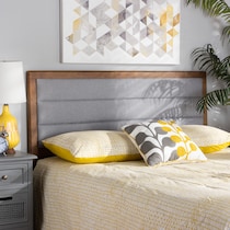 aarti gray full headboard   