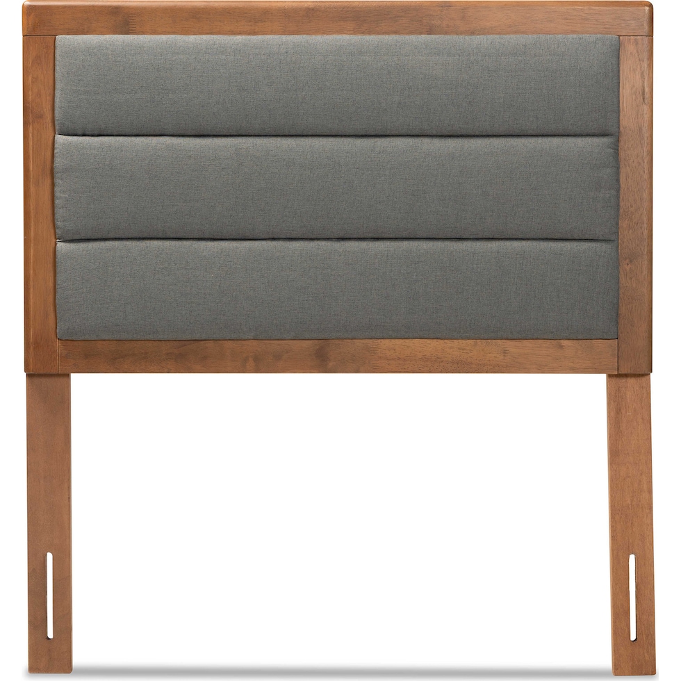 aarti gray twin headboard   