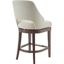 abbey white counter height stool   