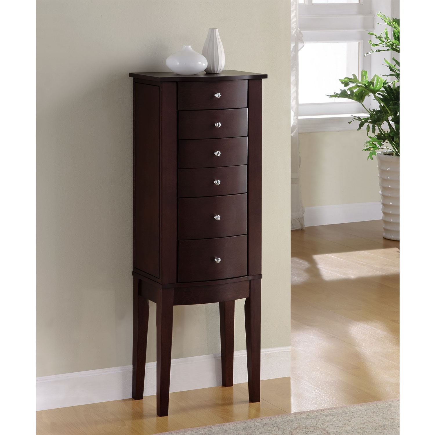 Value city jewelry deals armoire