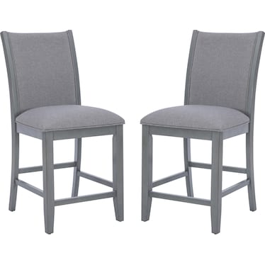 Zina Set of 2 Counter-Height Stools