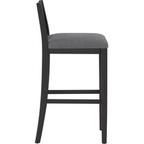 abdullah brown bar stool   