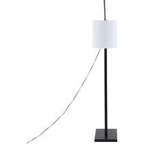 aberdeen black white floor lamp   