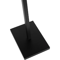 aberdeen black white floor lamp   