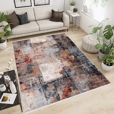 Abilene Area Rug - Cream/Red