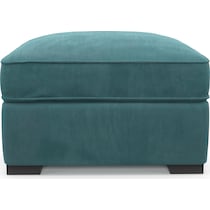 abington bella peacock ottoman   