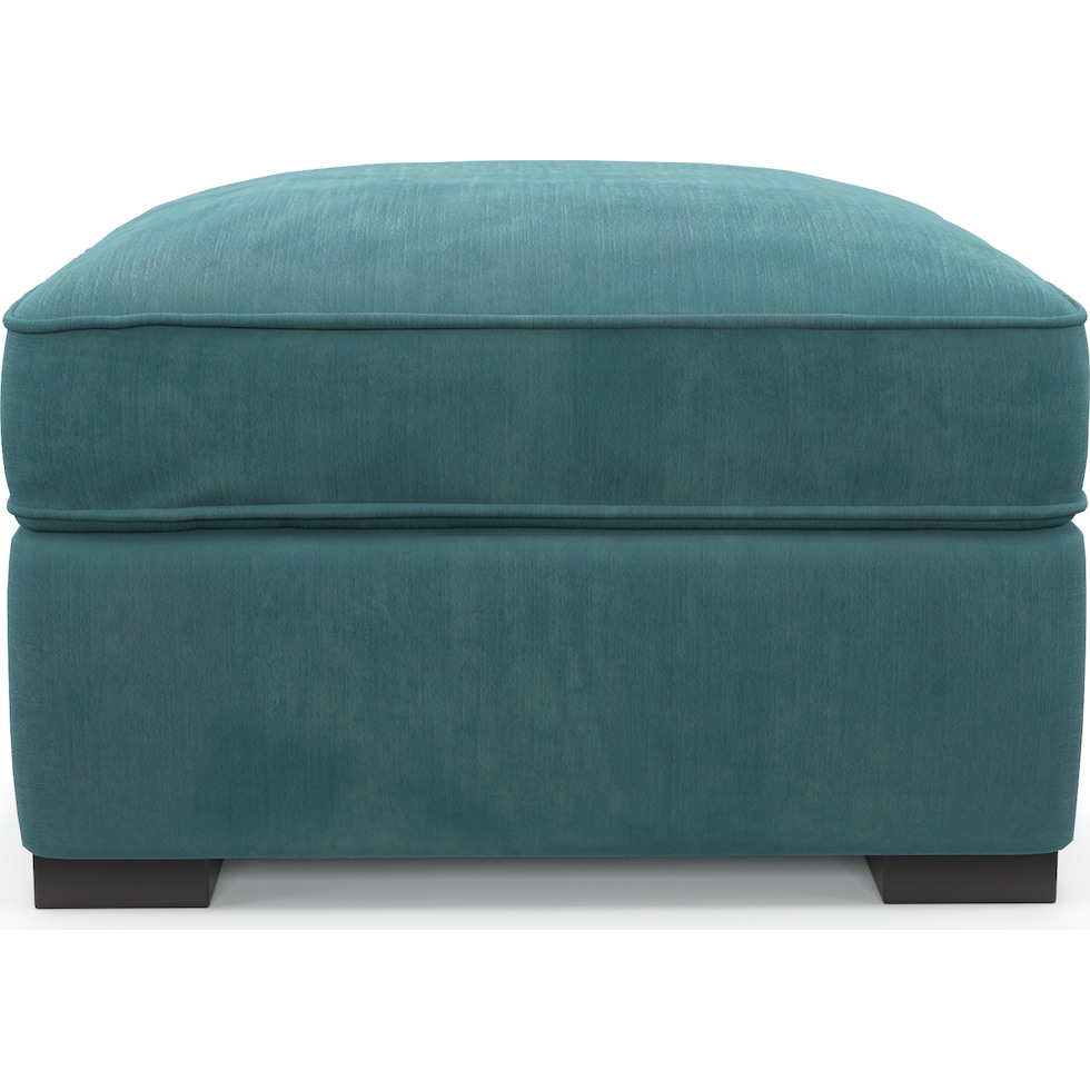 abington bella peacock ottoman   