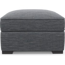 abington blue ottoman   