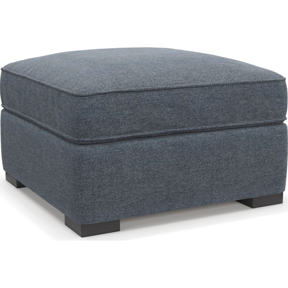 Abington Foam Comfort Eco Performance Ottoman Bridger Navy Value